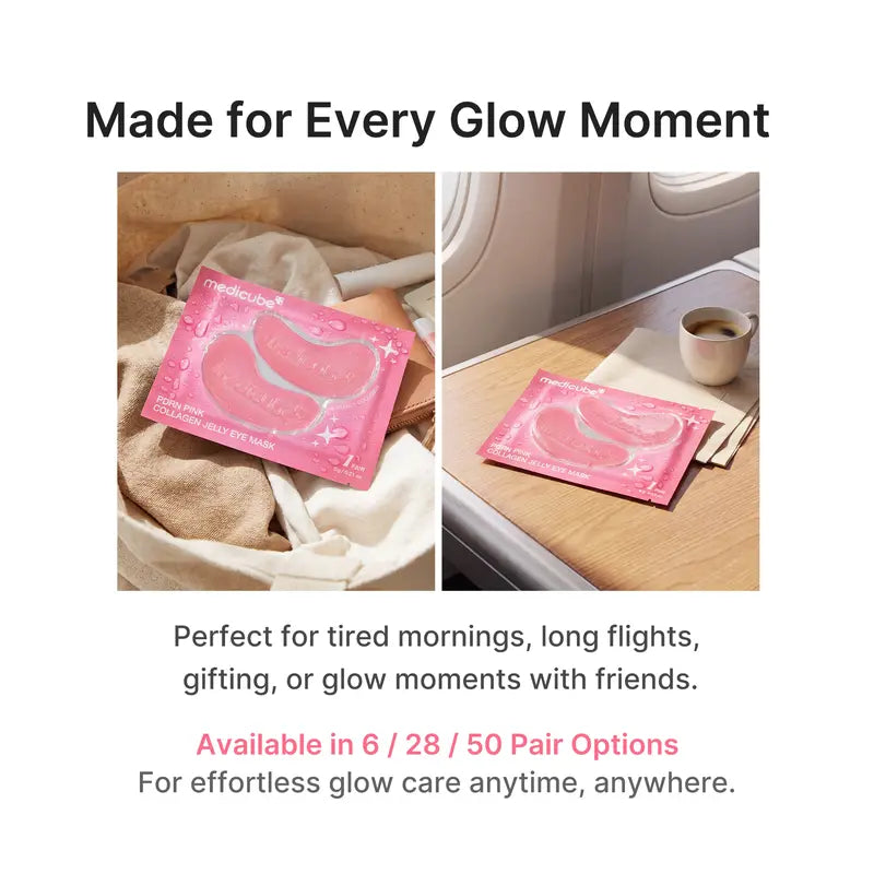 [NEW] [medicube] PDRN Pink Collagen Jelly Eye Mask | Hydrogel Eye Patches with PDRN, Collagen, NAD | Refreshing for Puffy, Tired Eyes | Firming for Look of Wrinkles, Fine Lines