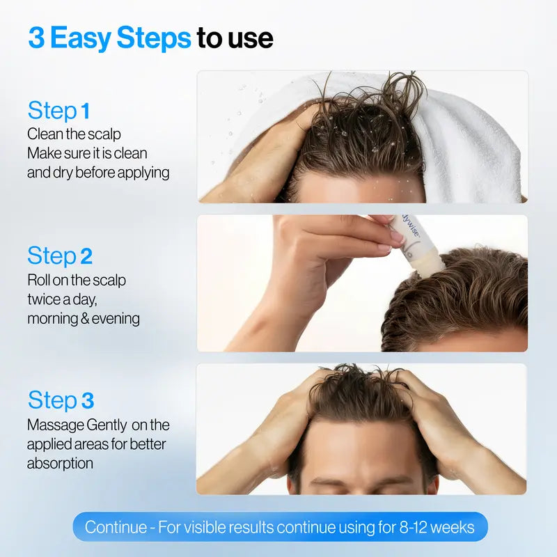 Be Bodywise Advanced Hair Density Roll-On Serum – A high-performance scalp treatment designed to reduce hair fall and visibly boost hair density.