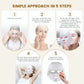 SHMHE Red light therapy mask, 7-color LED photorejuvenation mask, daily care photorejuvenation, wireless charging, ideal gift for women, Exceptional Summer Skincare and Beauty Products